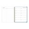 Blue Sky 11 in. x 8.5 in. 12-Month (Jul 2025-Jun 2026) Bakah Blue Academic Year Weekly/Monthly Planner - Blue/White Cover
